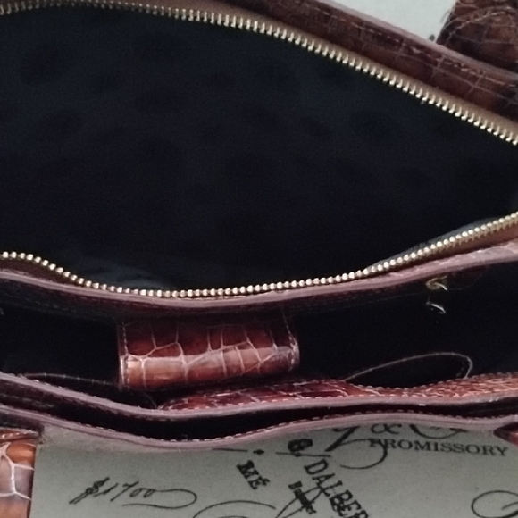 Monsac Crocodile-Embossed Bag - Picture 11 of 16